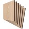 Ekena Millwork 7 3/4W x 7 3/4H x 3/8T Wood Hobby Boards, Red Oak, 6PK HBW08X08X375BRO - alternate 2